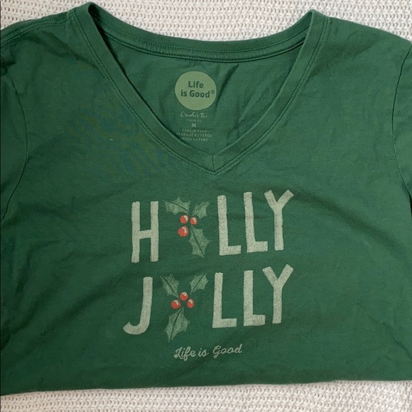 Life is Good holiday tee - Picture 3 of 3